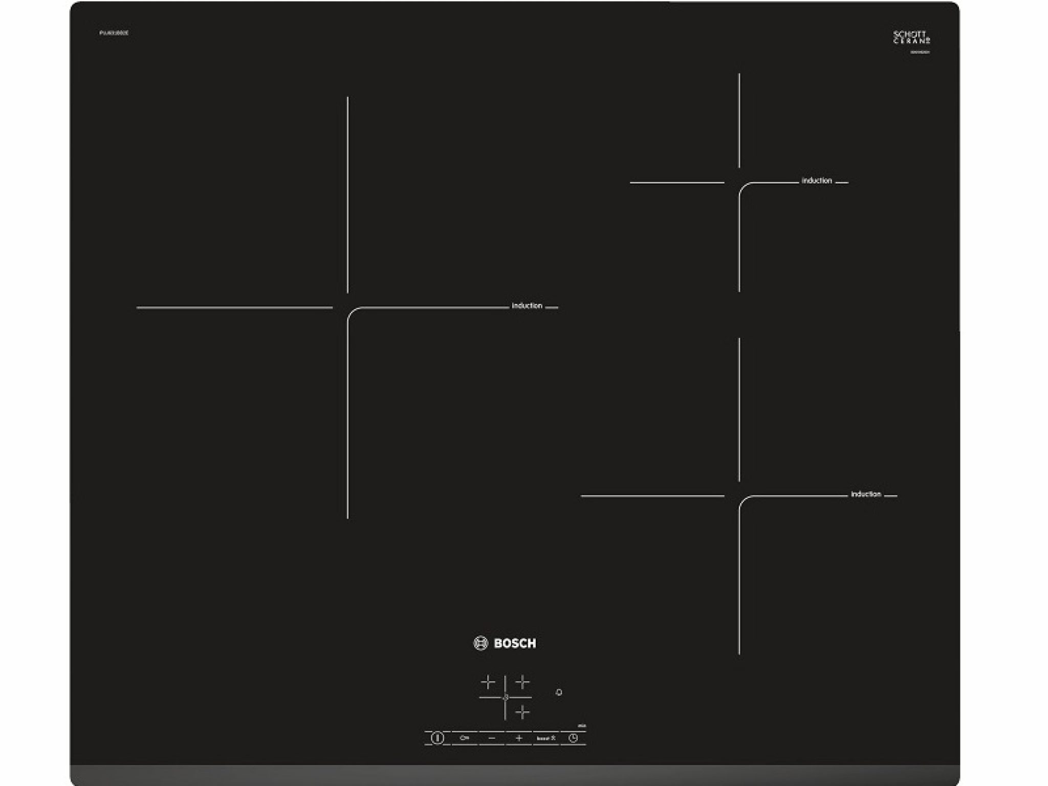 Bosch PUJ631BB2E una completa placa de inducción eléctrica