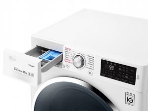 LG lavadora que cuida de los con 8,5 kg de carga