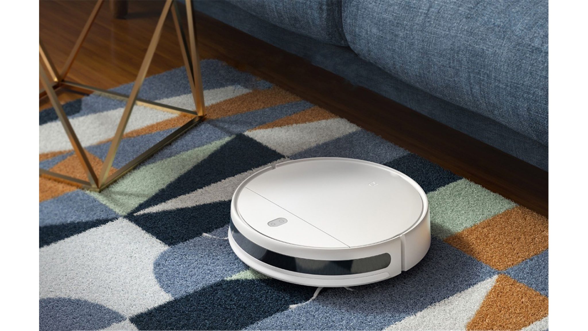 Робот пылесос xiaomi mijia sweeping robot g1 сухая и влажная уборка управление со смартфона белый