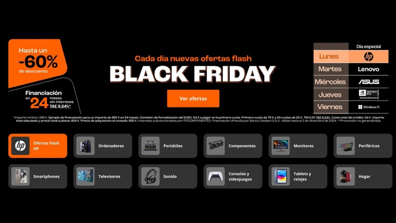 black friday pccomponentes